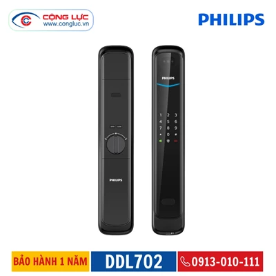 Khoá Cửa Thông Minh Philips DDL702 - Nhận Diện Khuôn Mặt